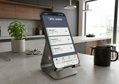 SeizaWare mobile app - Devices view, no device active